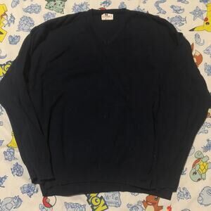Vintage 90s Classics Navy V-Neck Sweater